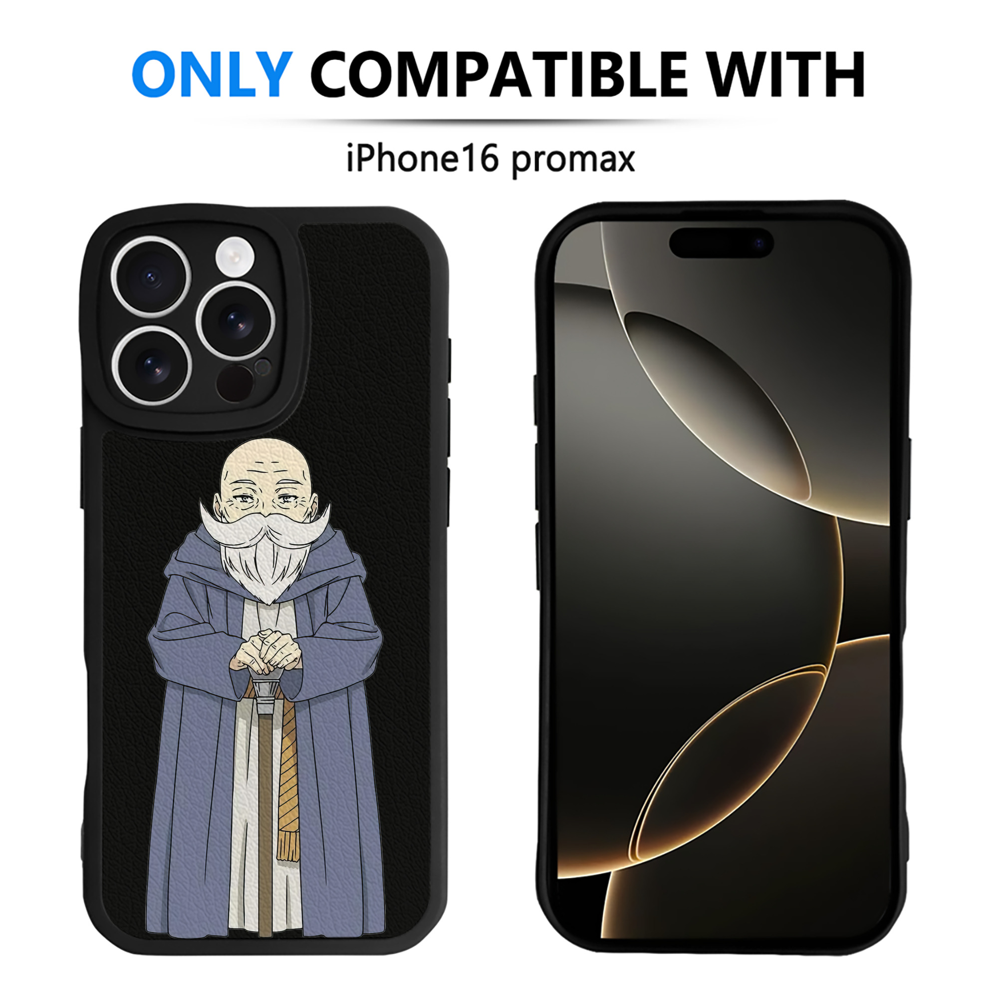 （画像用） 葬送のフリーレン Frieren 【iPhone 16シリーズ対応】シリコンスマホケース（レザー調） 材質：シリコン